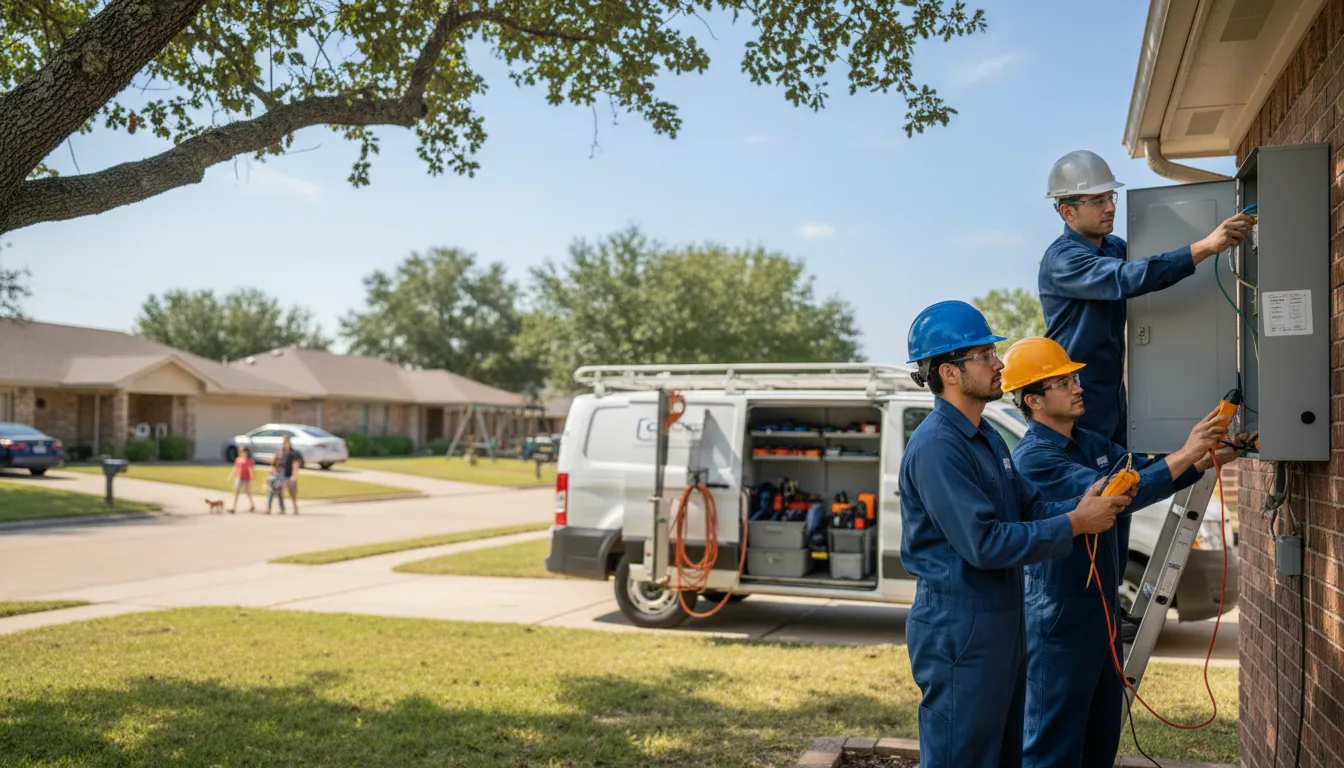 Certified electrician providing emergency electrical services in Bland, MO